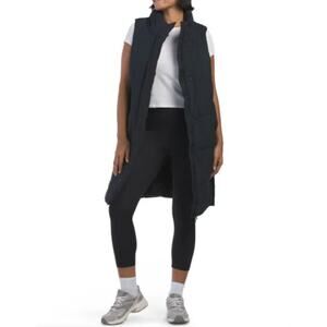 Mondetta Outdoor Project Black Puffer Vest High Neck Full Zip Size X-Small XS